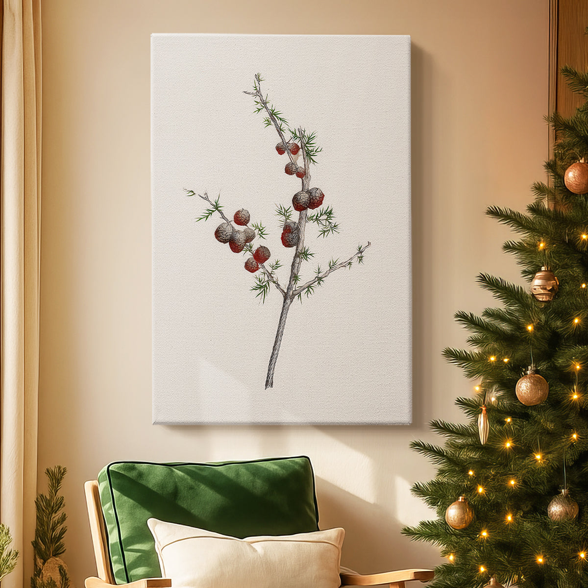 Twilight of Pearled Nativity - Canvas Art Print
