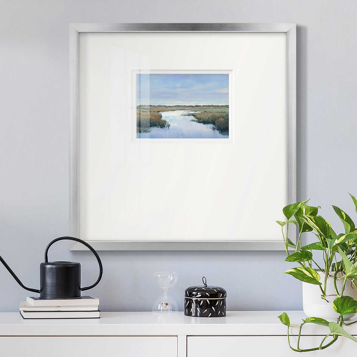 Coastal Plains II Premium Framed Print Double Matboard