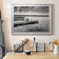 Soft Summer Sunrise - Modern Framed Canvas Print