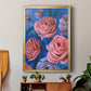 Layered Petals I - Modern Framed Canvas Print