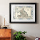 Bordered Map of England & Wales Premium Framed Print - Ready to Hang