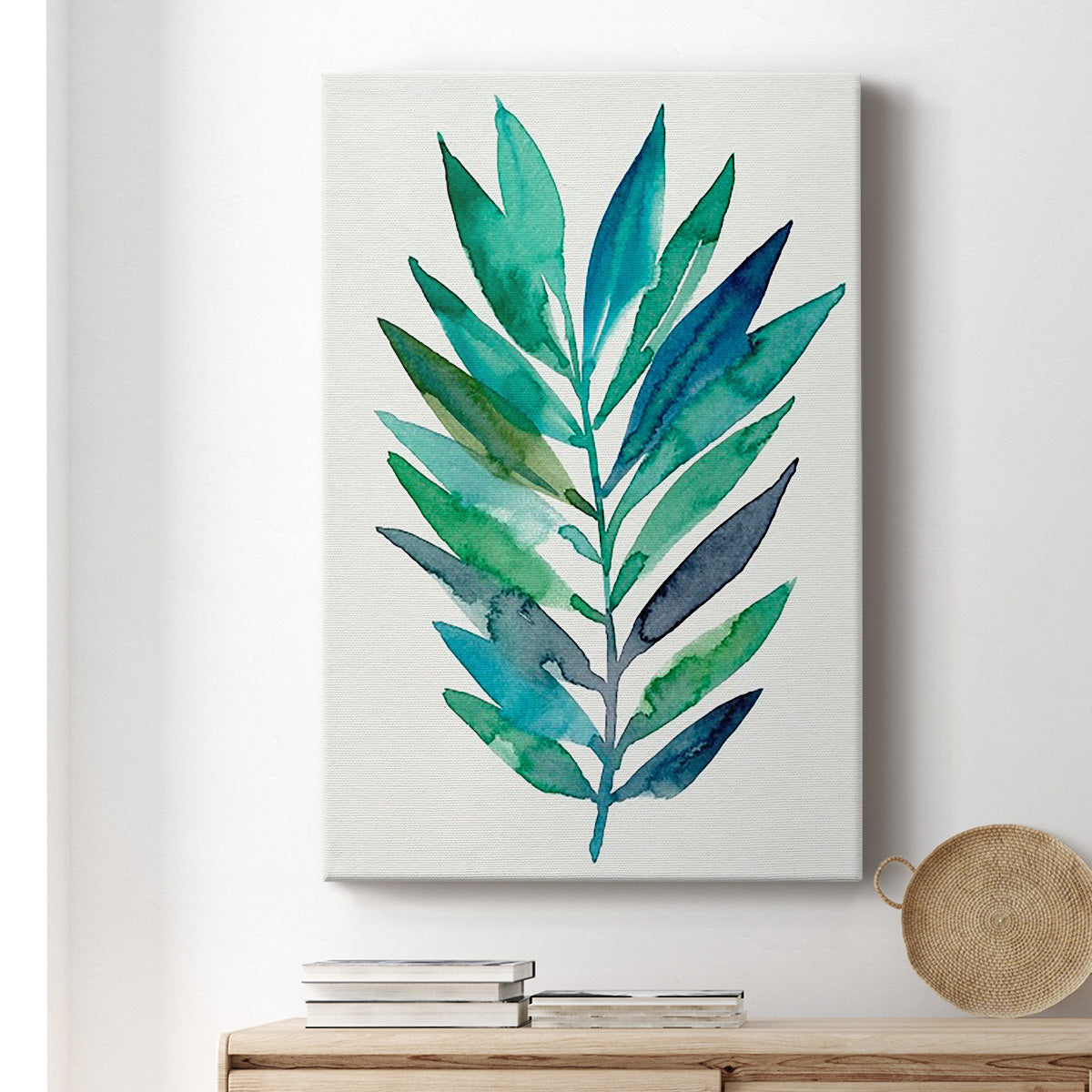 Palm Frond Flow II - Canvas Art Print