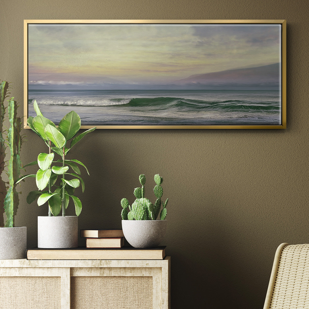 Our View - Floater Framed Canvas Print