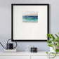 Shifting Seas Premium Framed Print Double Matboard