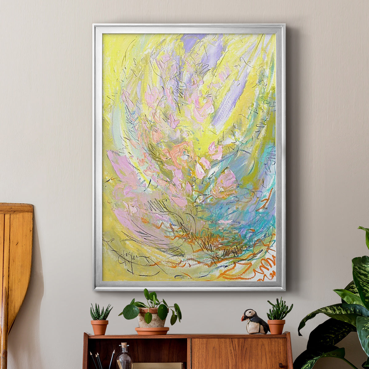 Approaching Equinox - Modern Framed Canvas Print