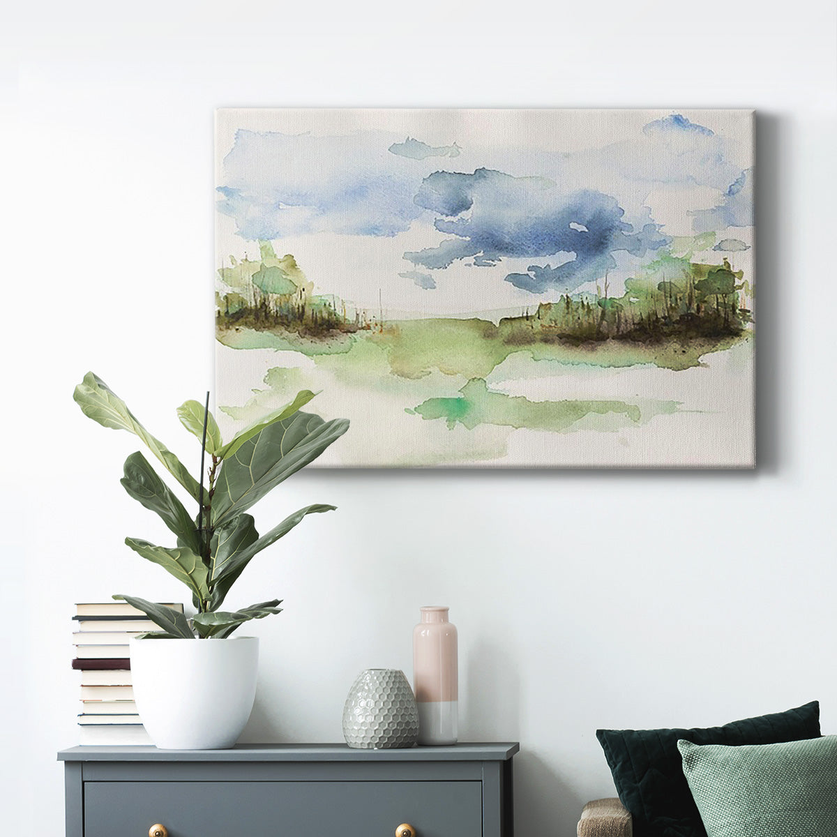 Brush Thickets I Premium Gallery Wrapped Canvas - Ready to Hang