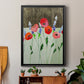 Poppy Party - Modern Framed Canvas Print