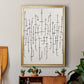 Vertical Arrangement II - Modern Framed Canvas Print