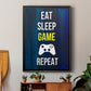 Gamer at Play V - Modern Framed Canvas Print