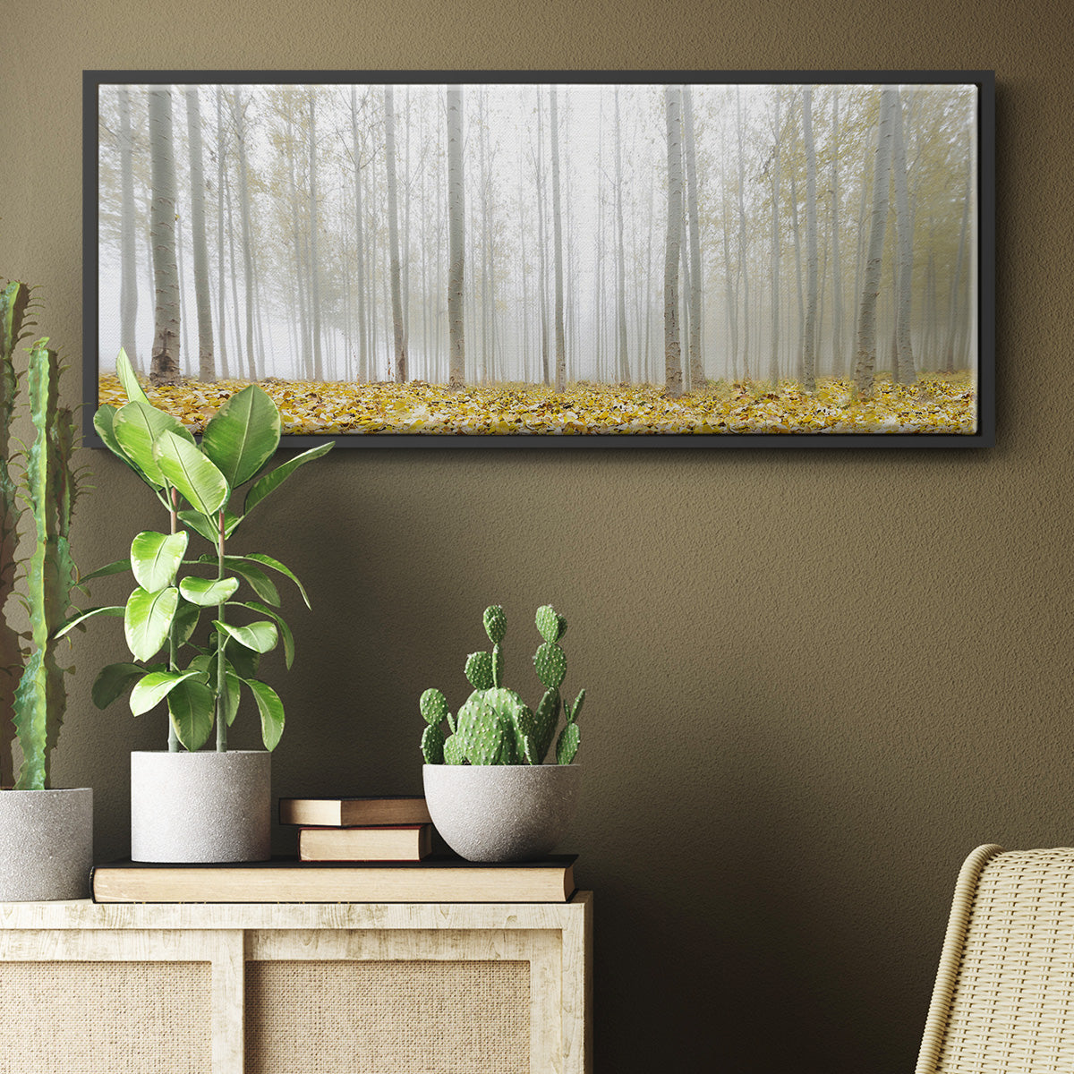 Poplar Grove - Floater Framed Canvas Print