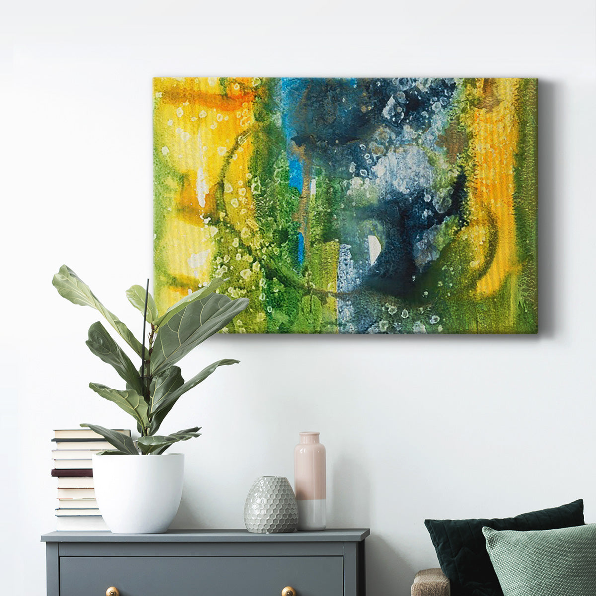 Aquatic Energy III Premium Gallery Wrapped Canvas - Ready to Hang