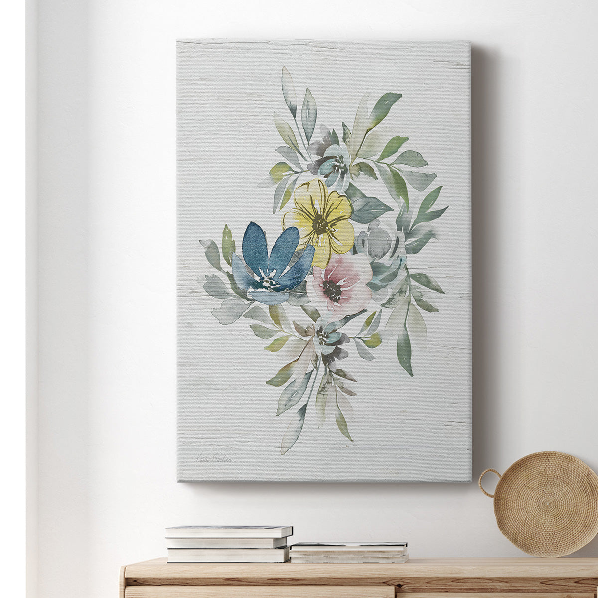 Spring Meadow Arrangement II Premium Gallery Wrapped Canvas - Ready to Hang