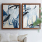 Indigo Swash I - Premium Framed Canvas 2 Piece Set - Ready to Hang