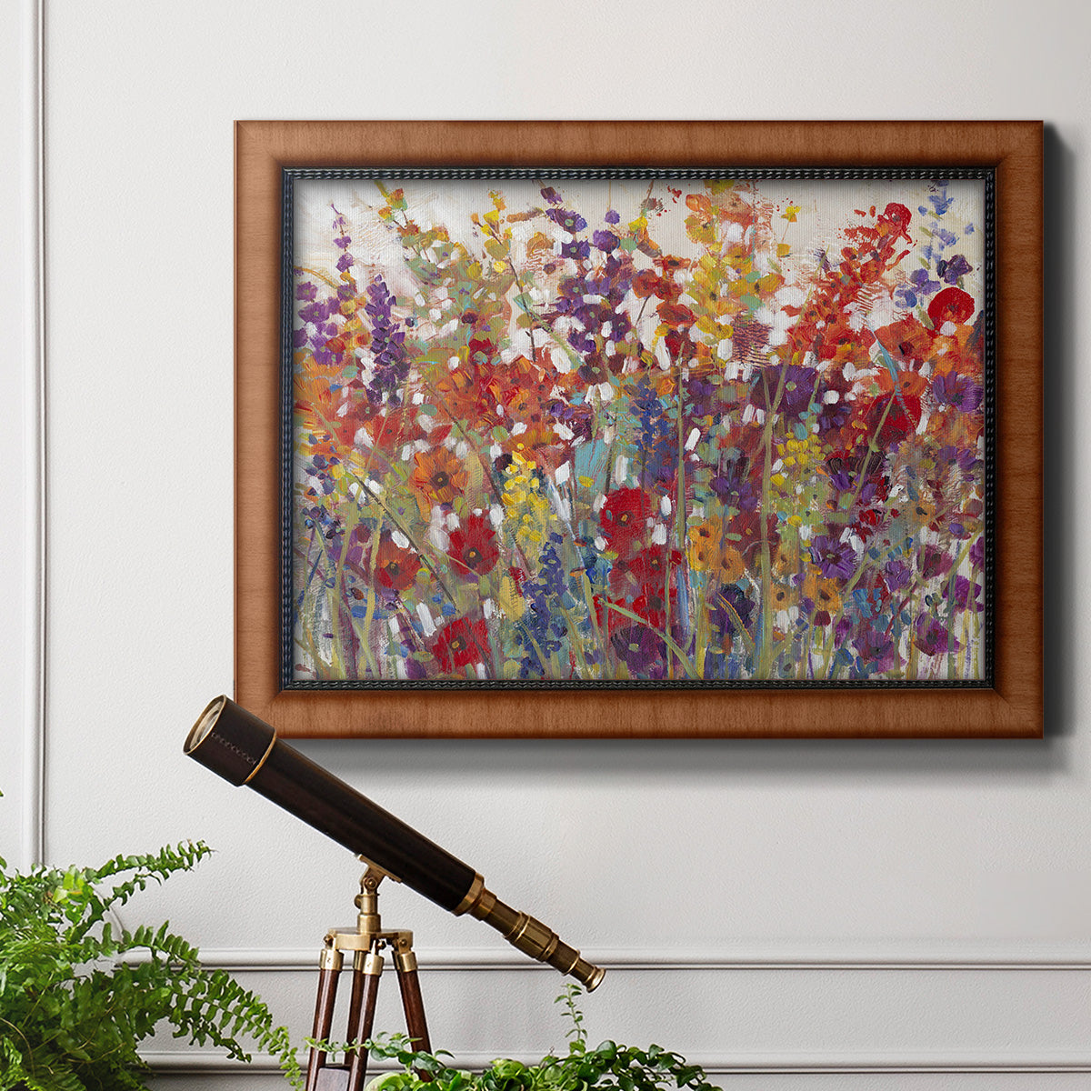 Variety of Flowers II Premium Framed Canvas- Ready to Hang