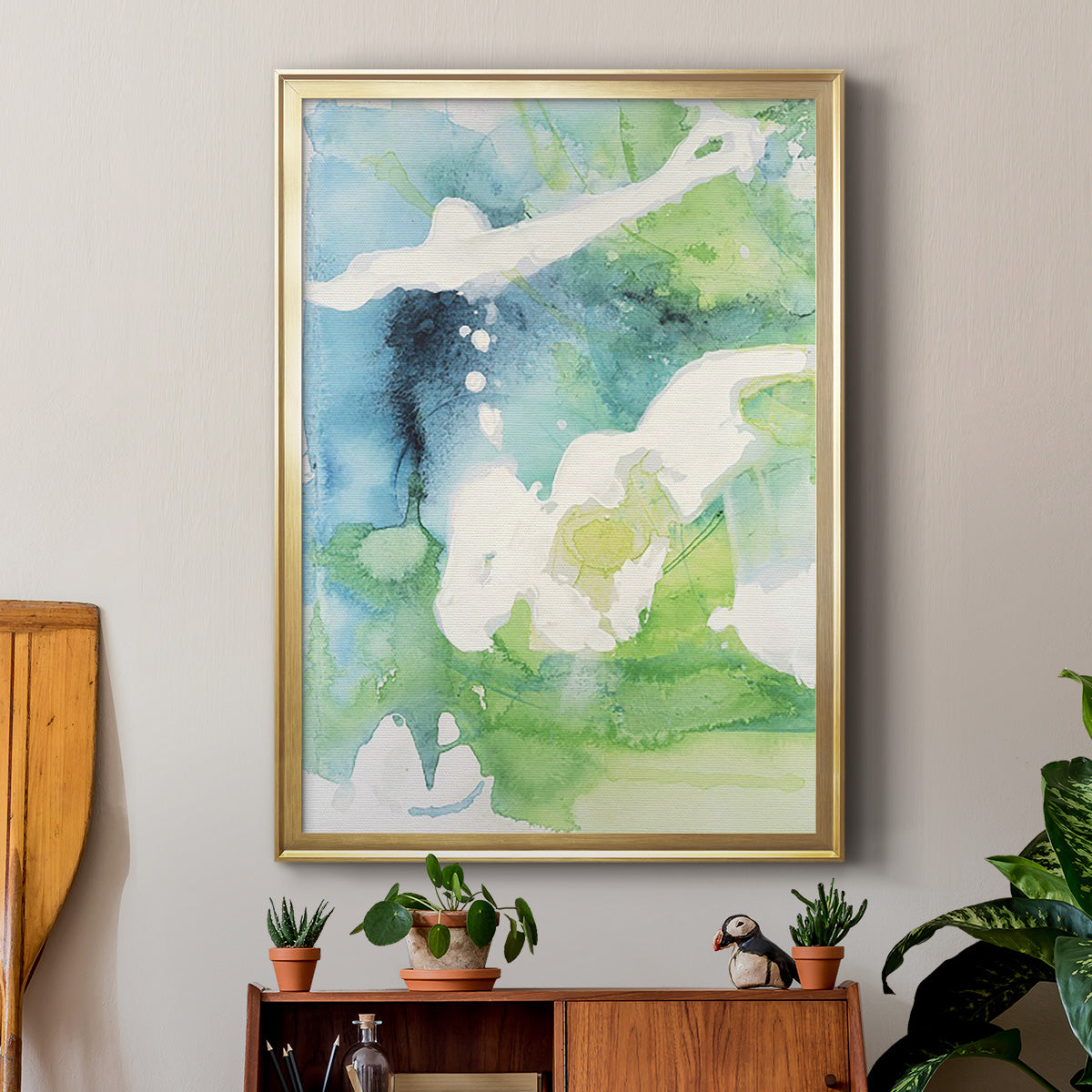 Rising Above I - Modern Framed Canvas Print