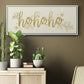 Golden HoHoHo - Floater Framed Canvas Print