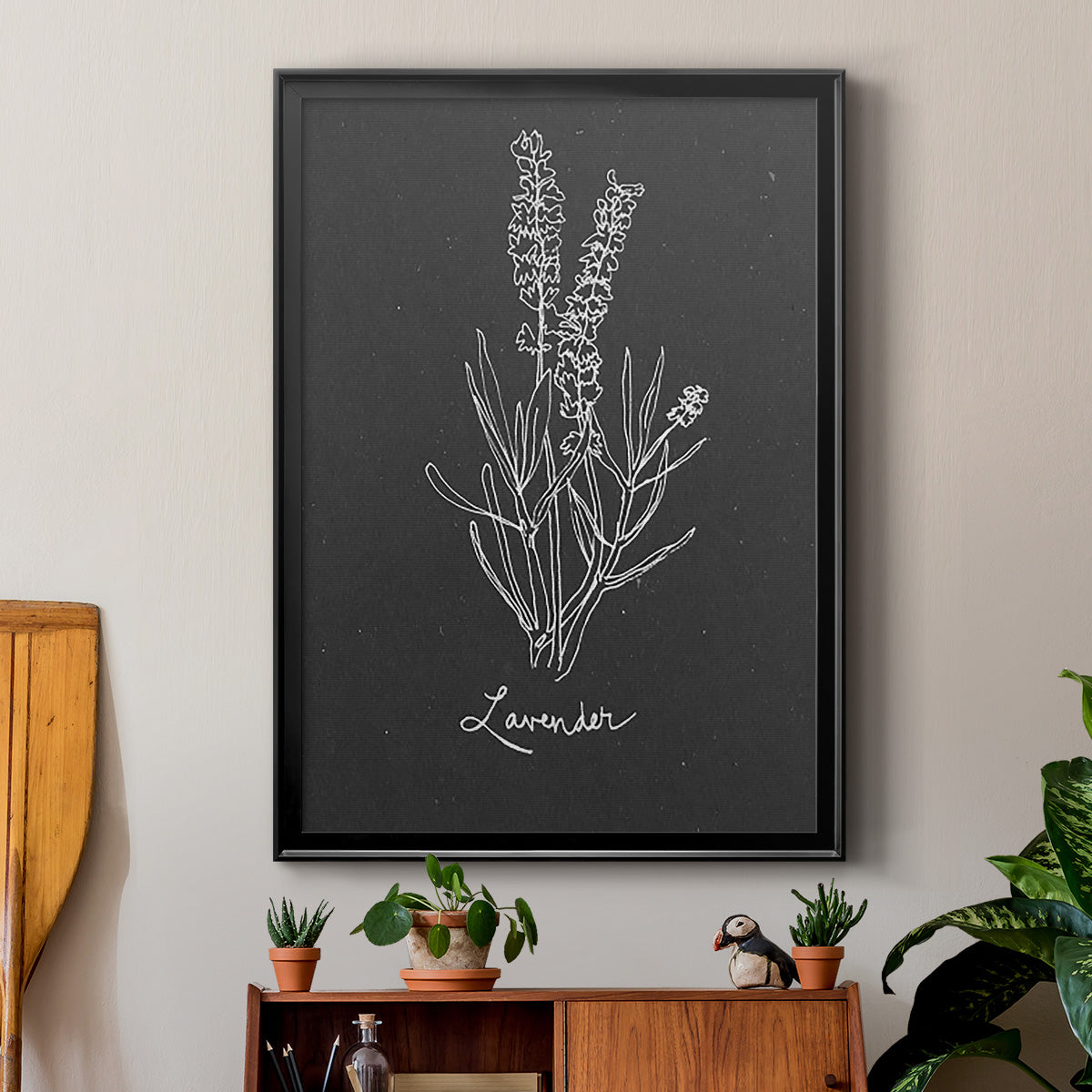 Scent Garden II - Modern Framed Canvas Print
