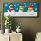 A Frosty Kiss - Floater Framed Canvas Print