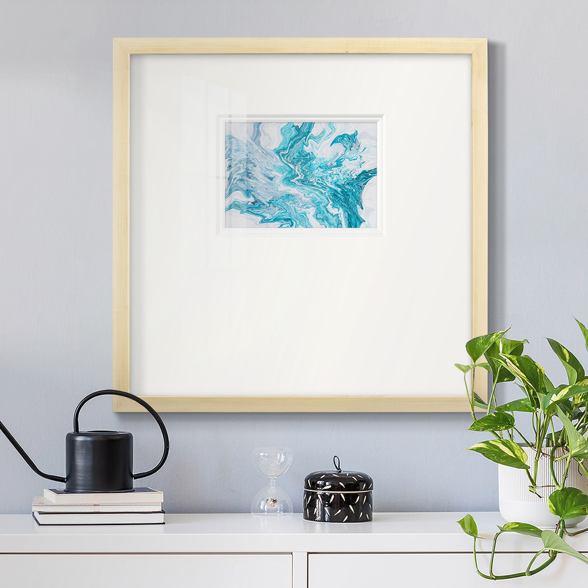 Tide Pool- Premium Framed Print Double Matboard