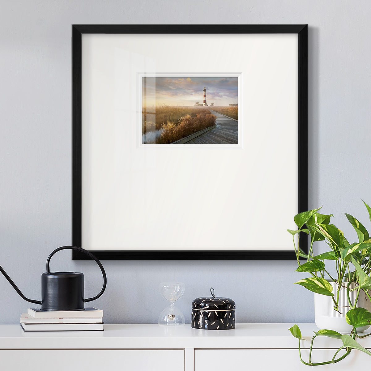 Private Path I Premium Framed Print Double Matboard