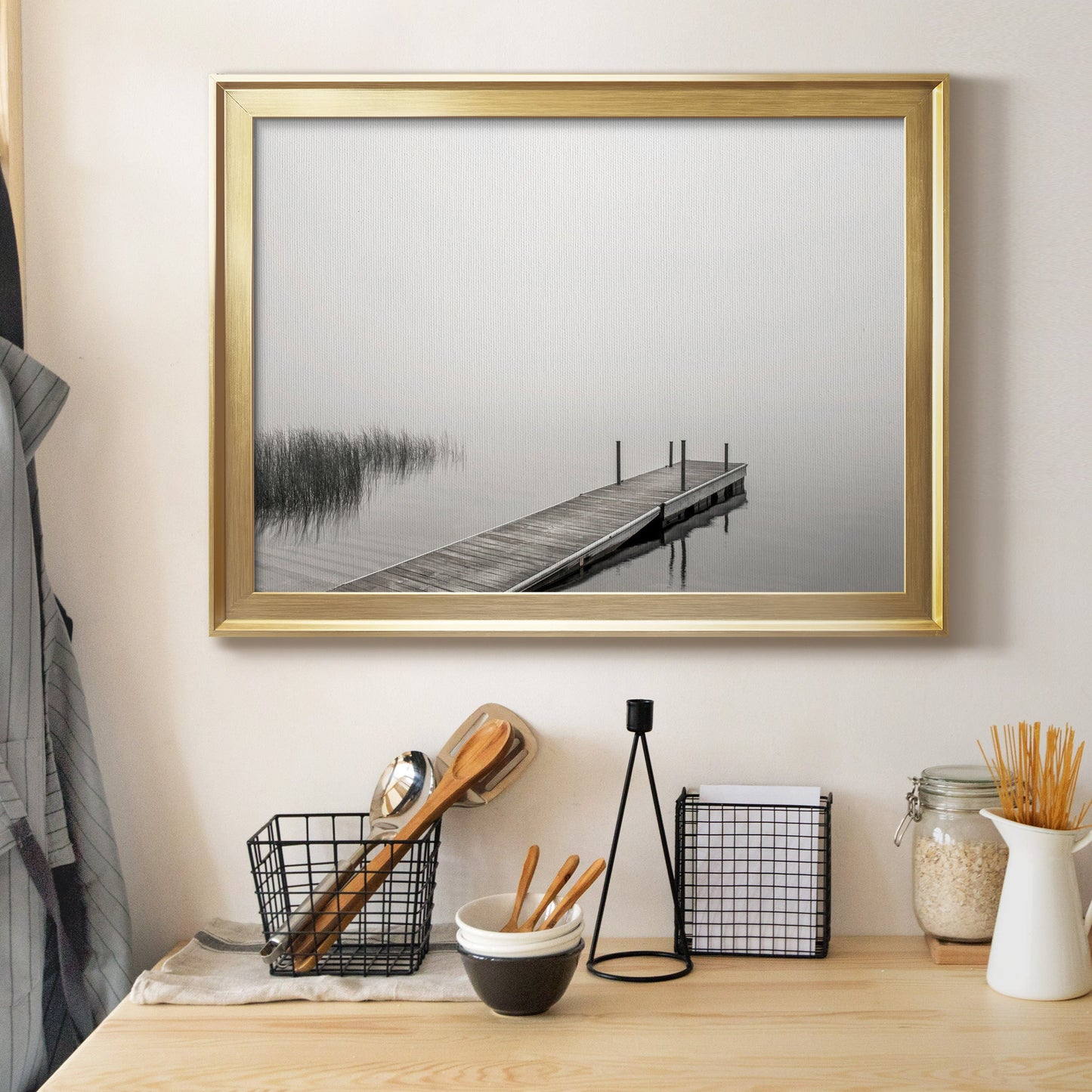 Morning Mist Premium Classic Framed Canvas - Ready to Hang