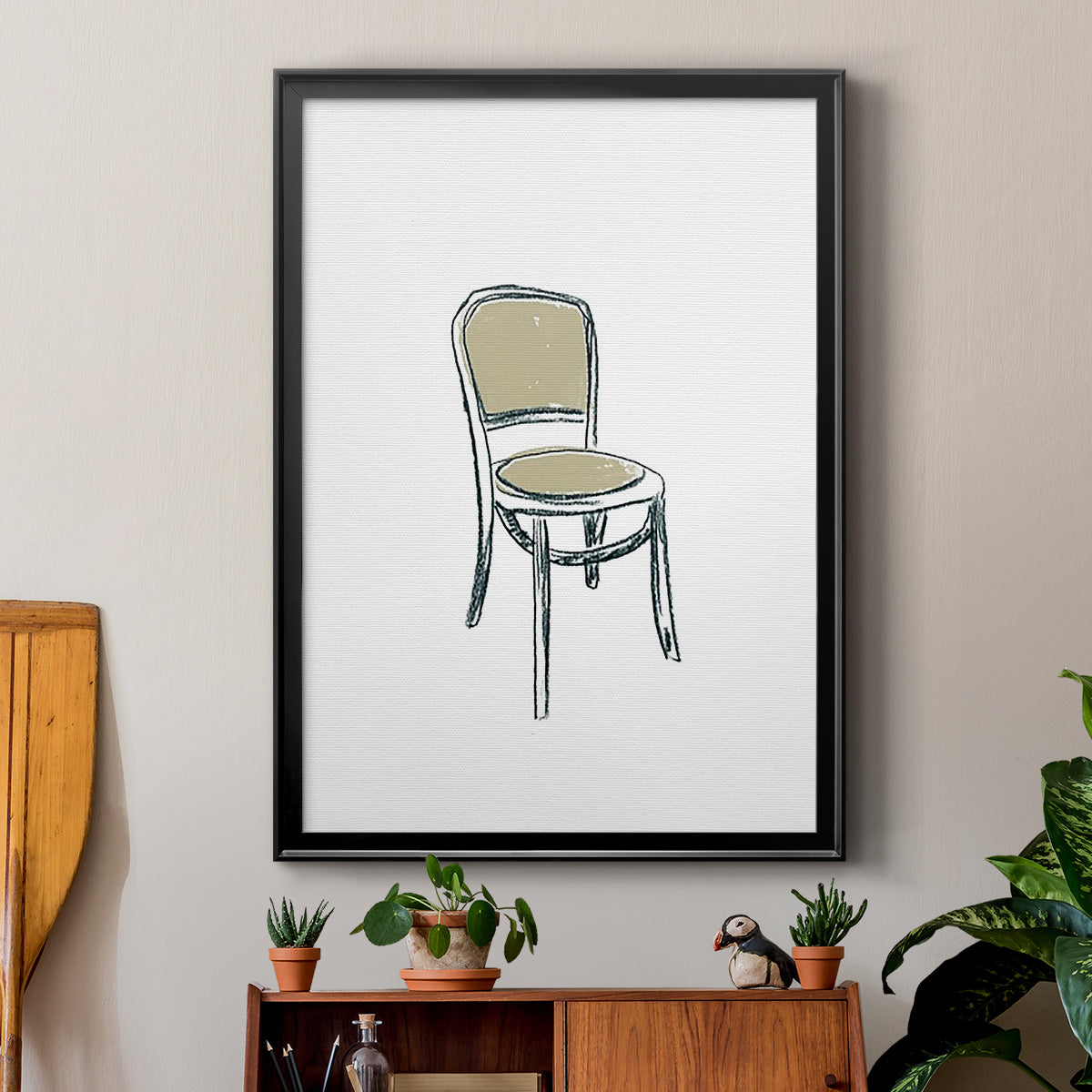 Take a Seat XI - Modern Framed Canvas Print