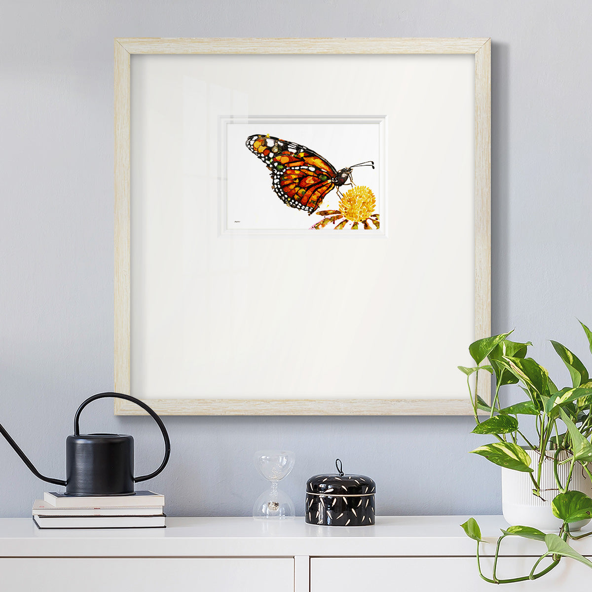 Wings I Premium Framed Print Double Matboard