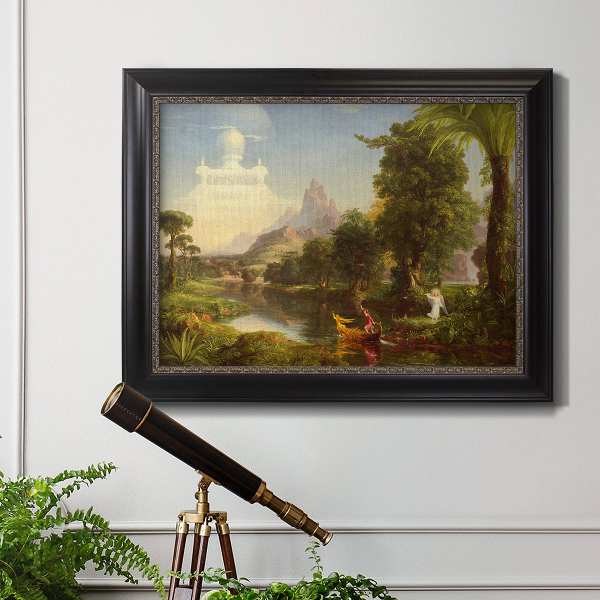 Voyage of Life: Youth - Ornate Framed Canvas Print