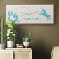 Mermaid Unicorn - Floater Framed Canvas Print