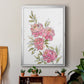 Watercolor Blooms I - Modern Framed Canvas Print