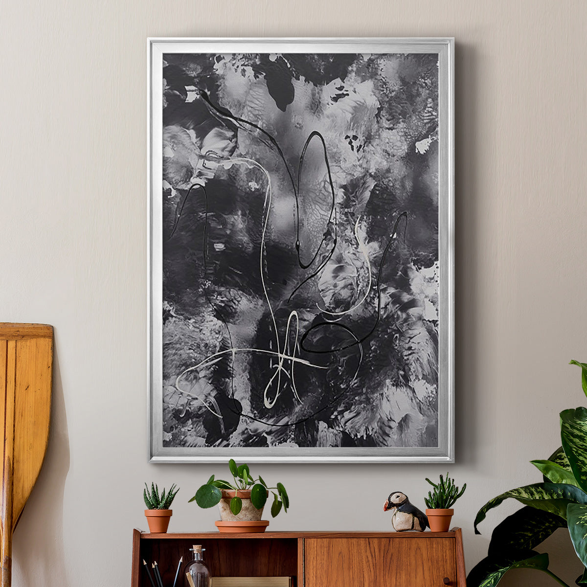 Radical Mix II - Modern Framed Canvas Print