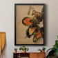 Winged Wreath II - Modern Framed Canvas Print