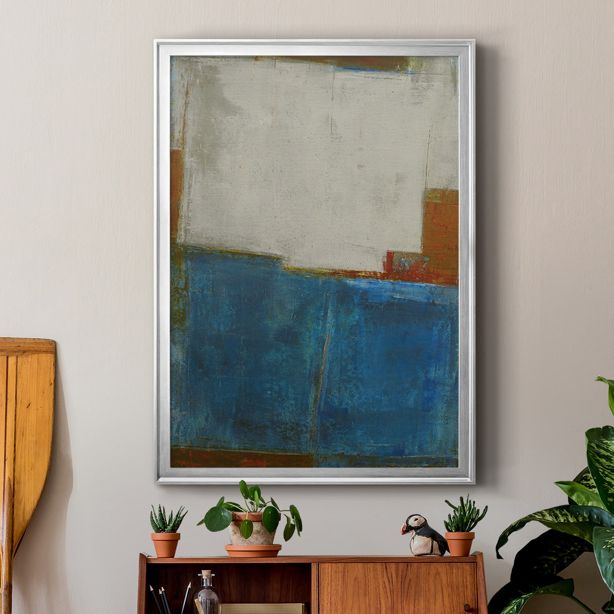 Steady Moves - Modern Framed Canvas Print