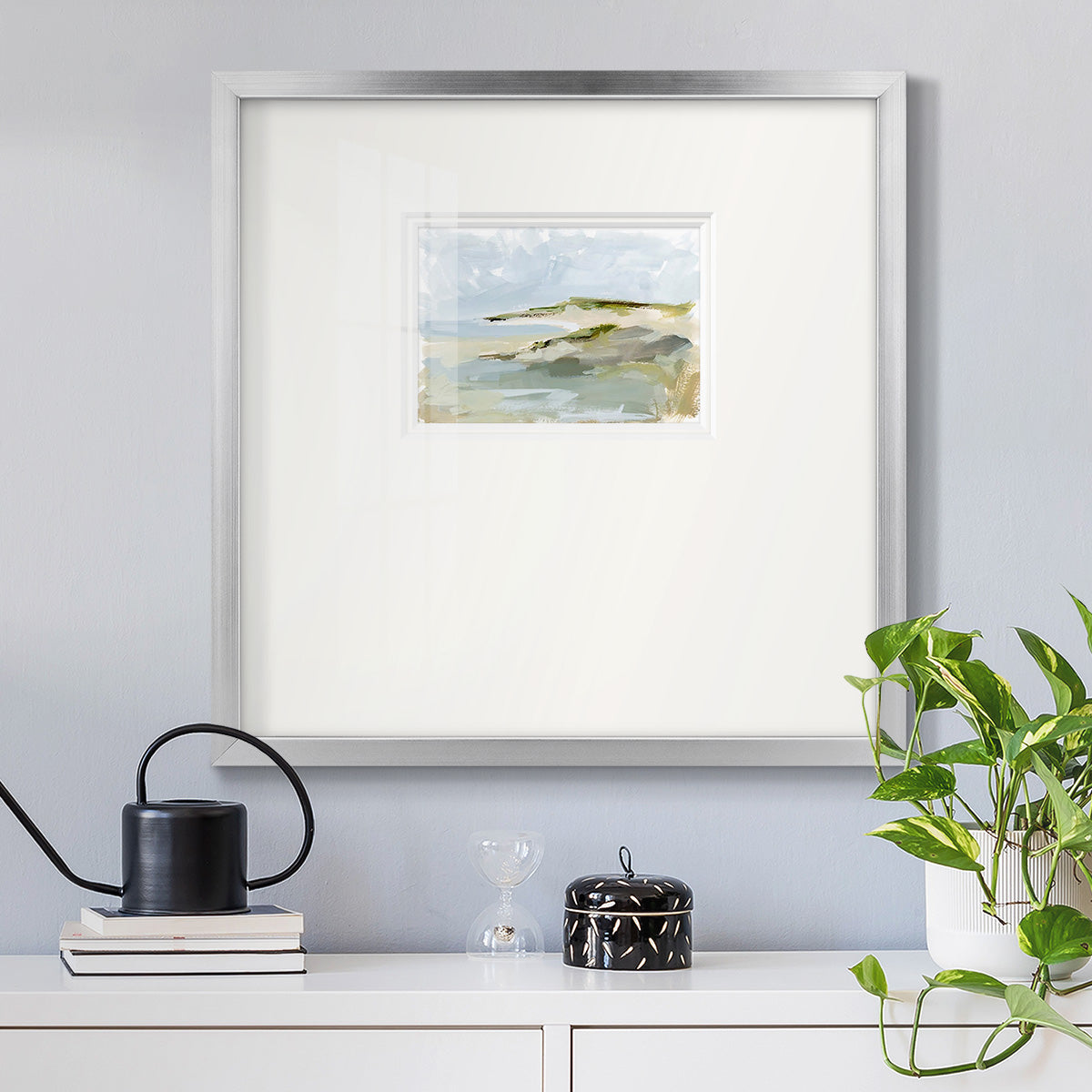 Sea Cove Impression I Premium Framed Print Double Matboard