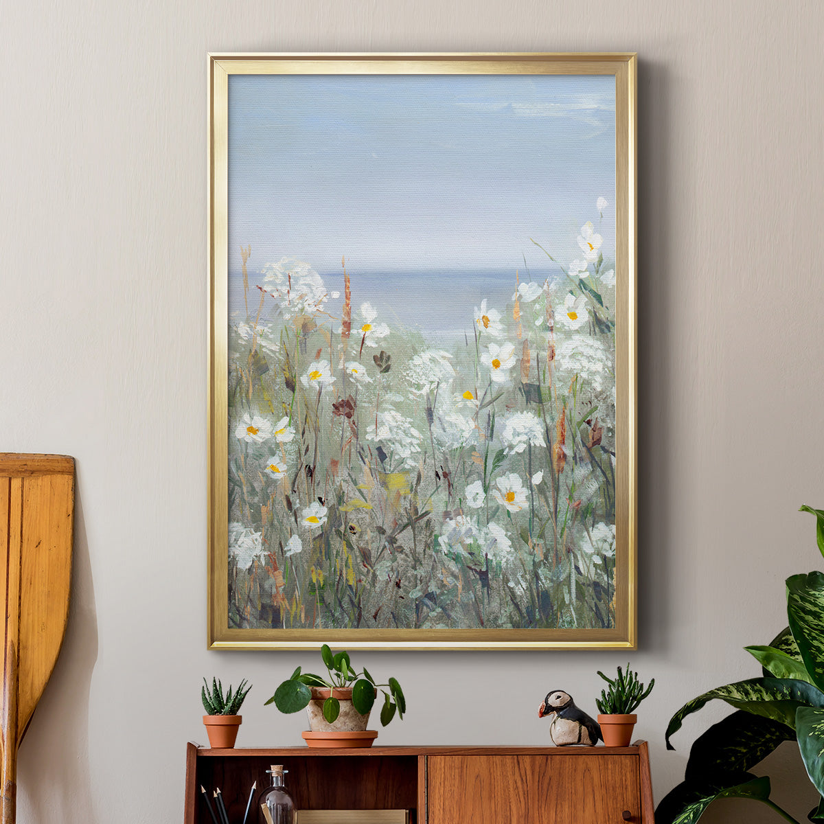 Wild Sea Breeze II - Modern Framed Canvas Print