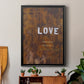 Love Never Fails I - Modern Framed Canvas Print