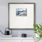 Santorini Sunrise Premium Framed Print Double Matboard