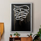 Weeping Ribbon II - Modern Framed Canvas Print