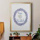 Hanukkah Wreath - Modern Framed Canvas Print