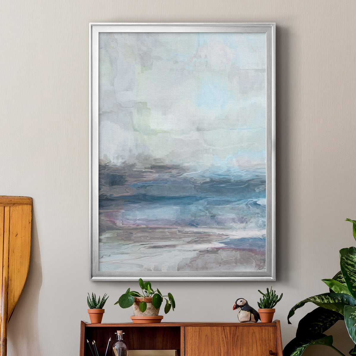 Valle Azzurra - Modern Framed Canvas Print