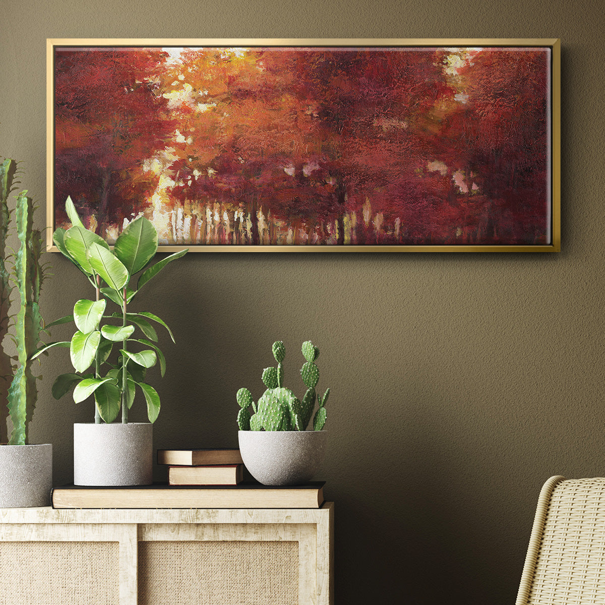 Afternoon Light - Floater Framed Canvas Print