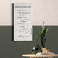 Family Kitchen Recipe - Canvas Art Print