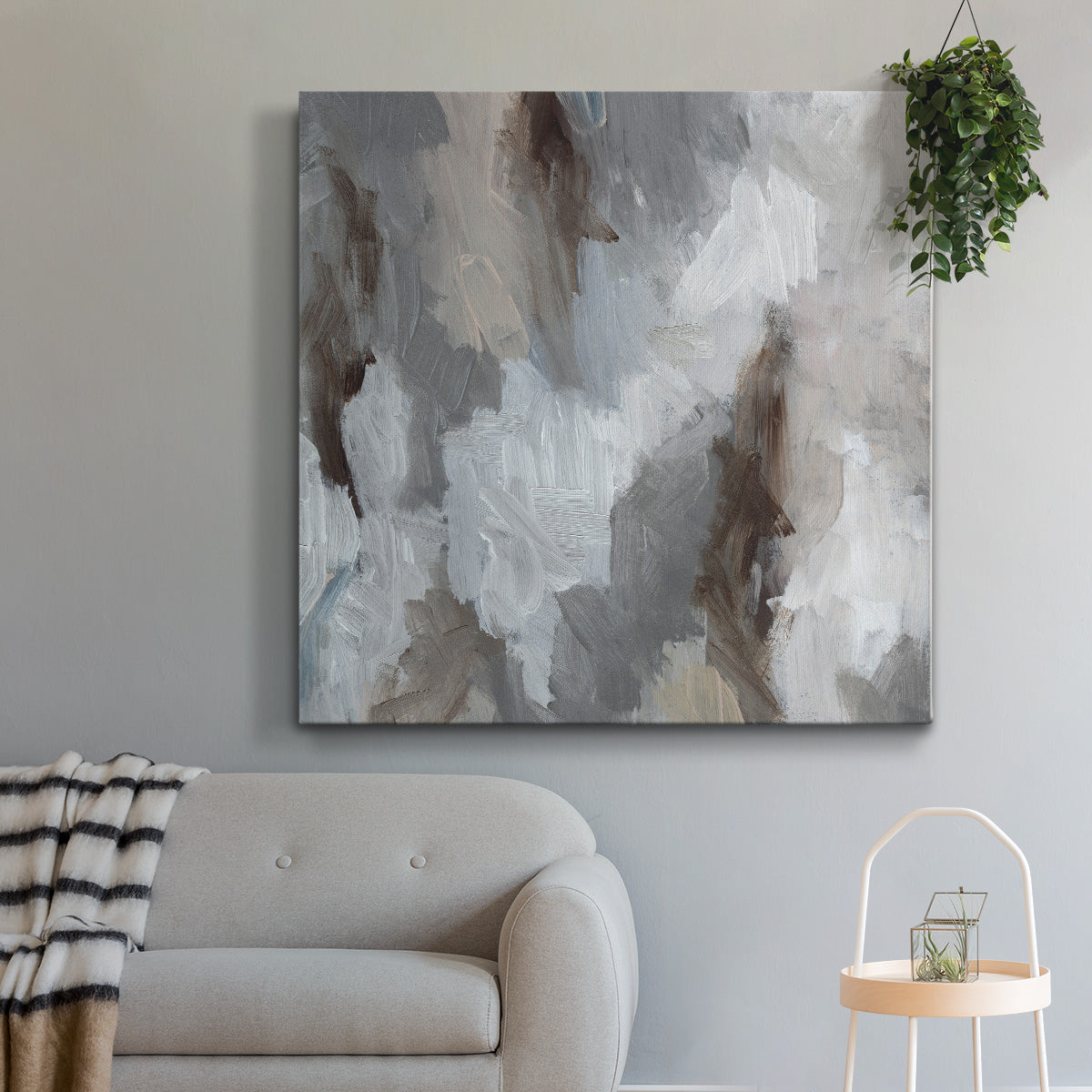 Cloudy Shapes II - Canvas Art Print
