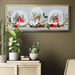 Snow Globe Village Collection D - Floater Framed Canvas Print