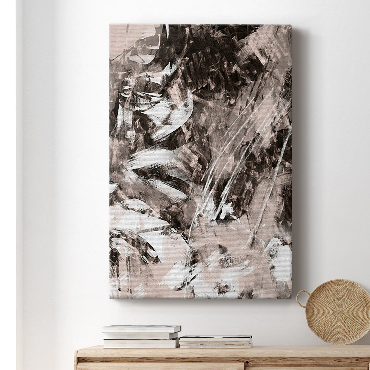Blush Blackboard II - Canvas Art Print