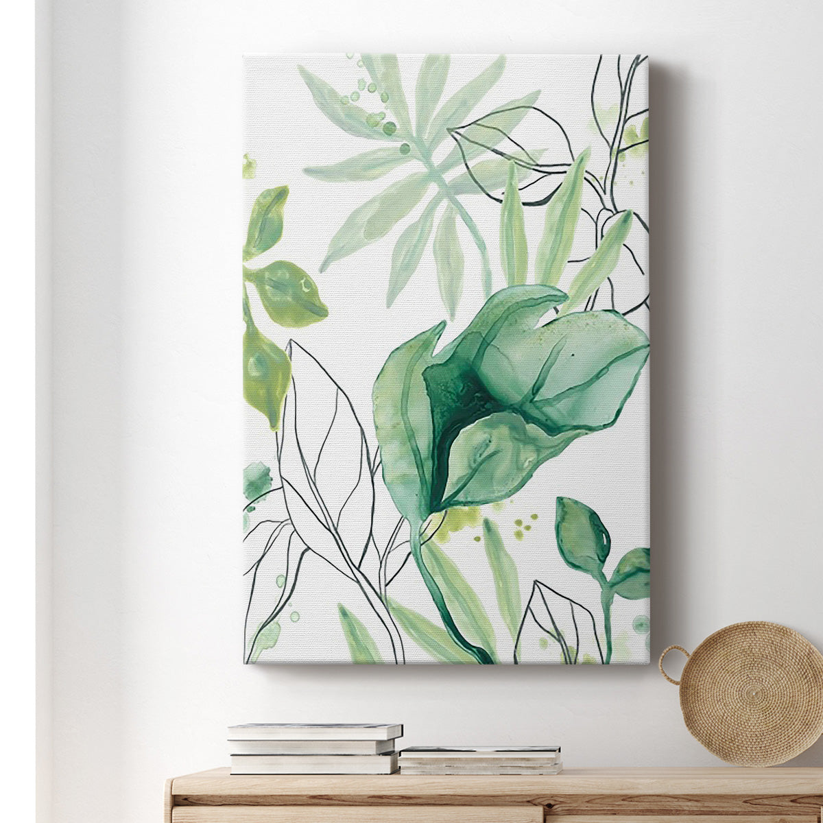 Tropical Palm Chorus II - Canvas Art Print