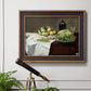 Still Life with Melon and Peaches - Ornate Framed Canvas Print