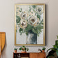 Floral Depth - Modern Framed Canvas Print