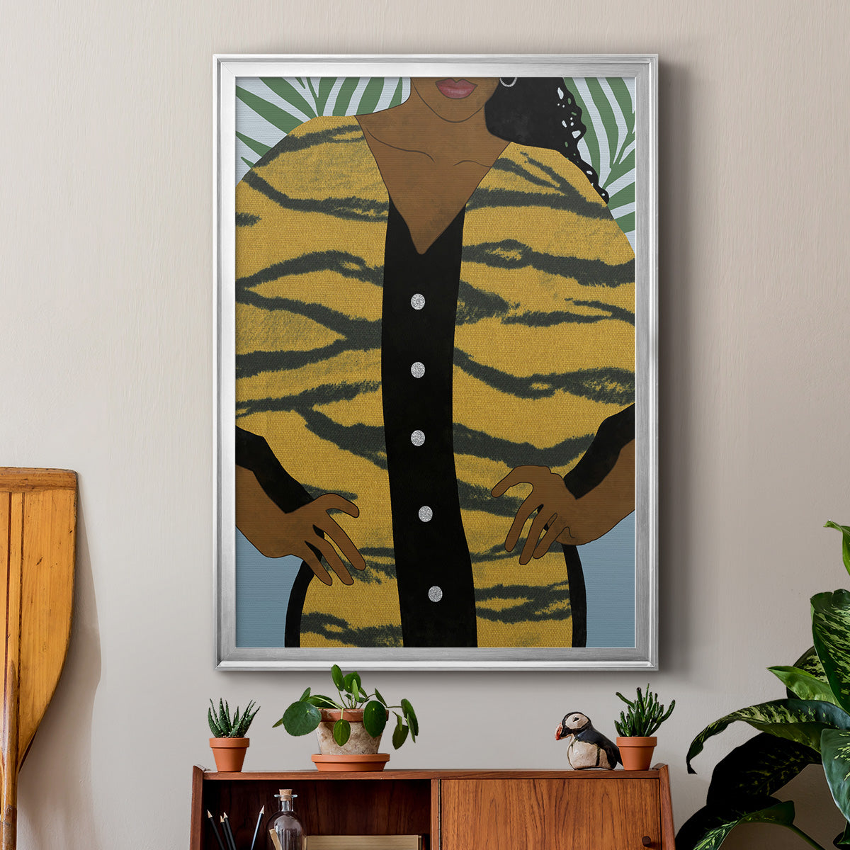 Her Style II - Modern Framed Canvas Print