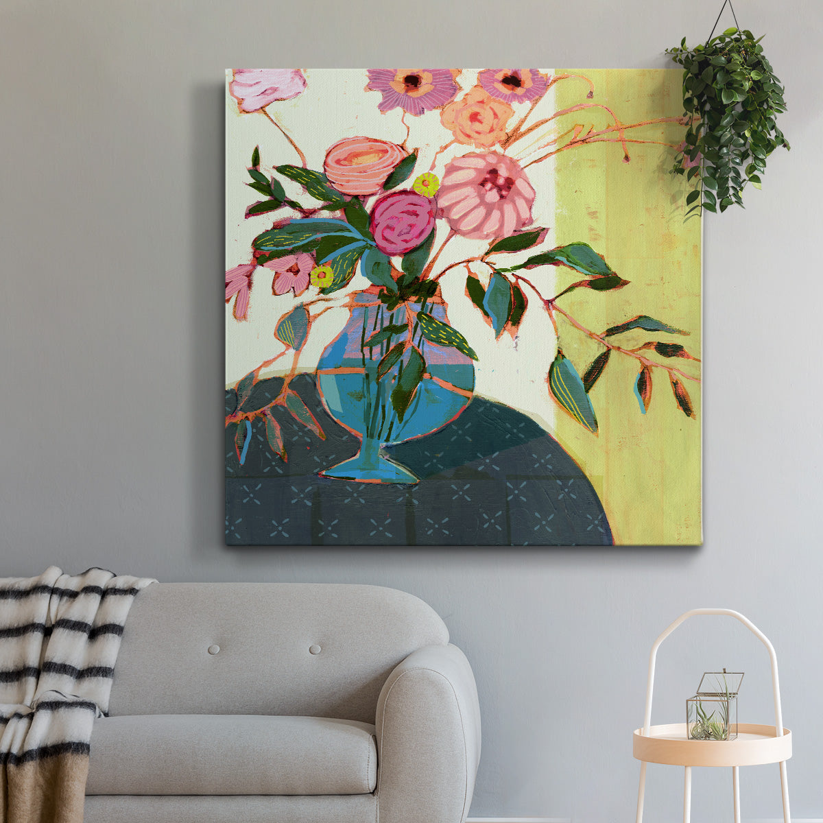 Fanciful Flowers I  - Canvas Art Print